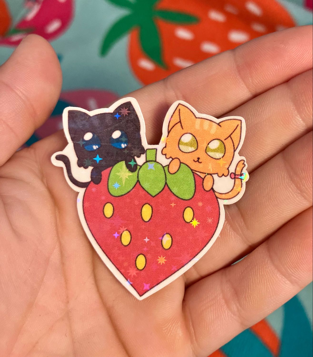 Strawberry cats
