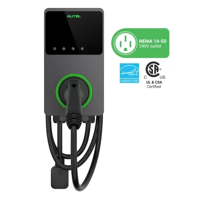 AUTEL MaxiCharger AC Elite Home 40A - NEMA 6-50 - EV Charger With In-Body Holster