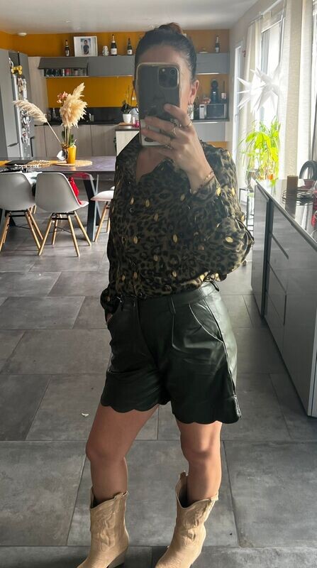 Short Simili Cuir M