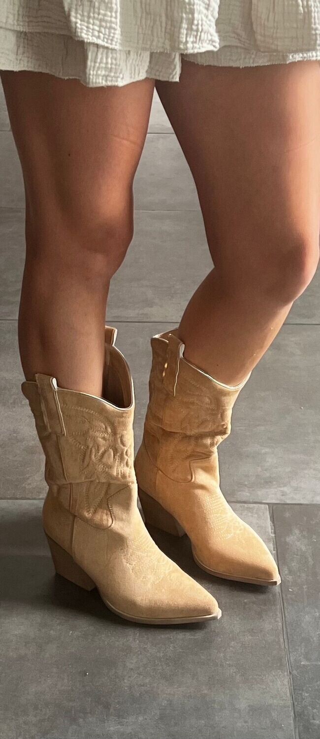 Santiag Beige Khaki Taille 40