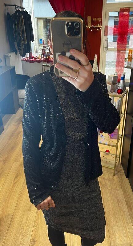 Blazer sequin Noir TU