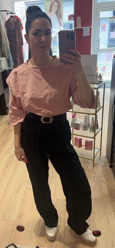 T-Shirt Vieux rose