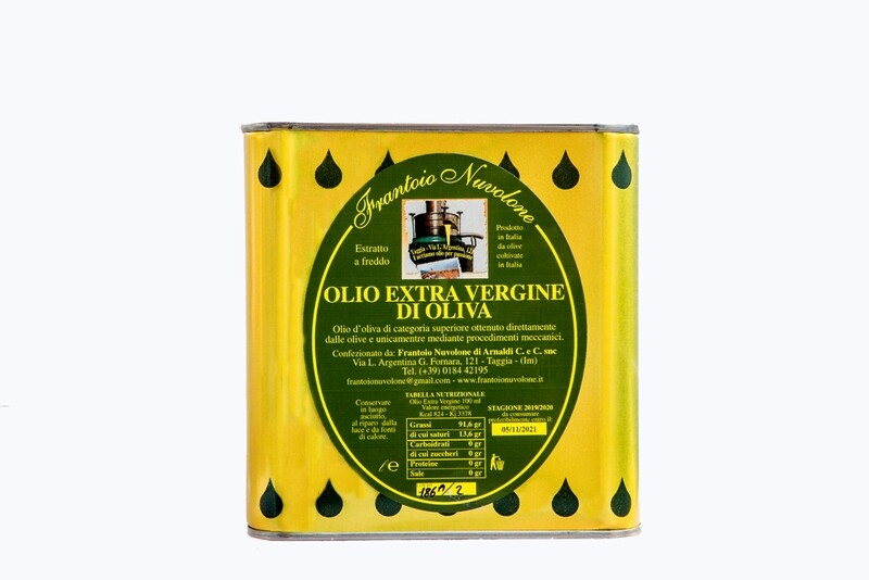 OLIO EXTRAVERGINE DI OLIVE TAGGIASCHE LATTINA DA 2 L.