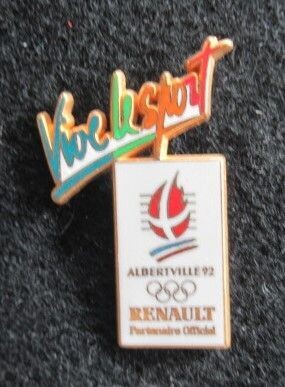 PIN'S RENAULT - VIVE LE SPORT (05)
ARTHUS BERTRAND
J.O. ALBERVILLE 92