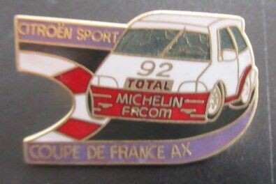 PIN'S CITROËN - AX (07)
COUPE DE FRANCE AX 92
Variante 3
DÉMONS & MERVEILLES