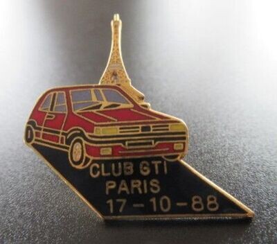 PIN'S PEUGEOT - 205 GTI (17)
CLUB GTI PARIS 88