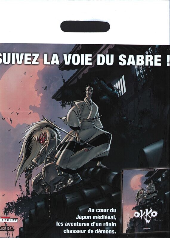 OKKO/LE SABRE ET L'ÉPÉE - SAC PUBLICITAIRE
TBE (9/10)*
DELCOURT