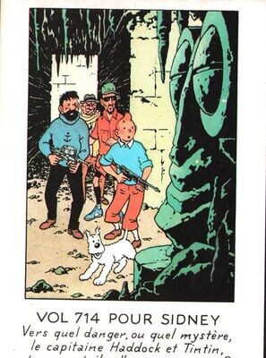 TINTIN - CARTE POSTALE
Quasi Neuf (9,5/10)
1984
HERGÉ/MOULINSART