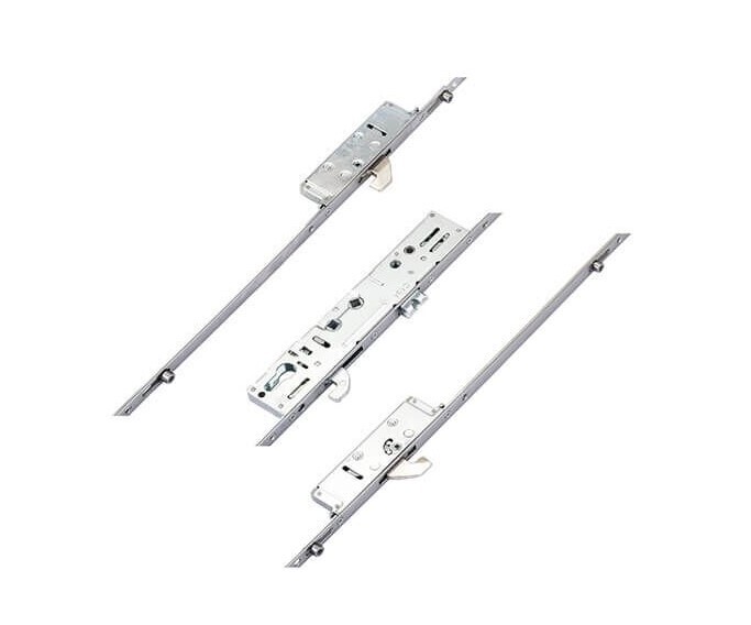 Safeware 7 - Latch 3 Hooks 4 Rollers Double Spindle Multipoint Door Lock