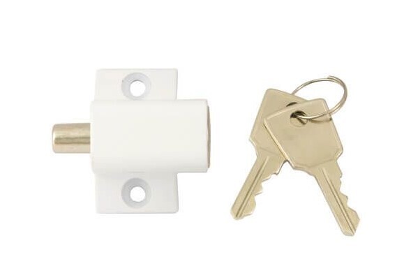 Push Button Patio Door Lock