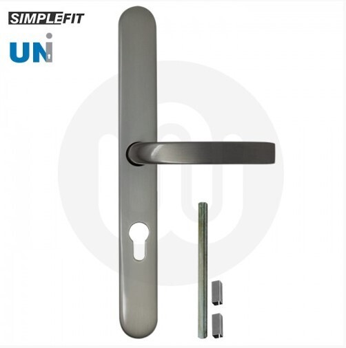 Simplefit UNI Ferco Inline Lever/Lever 70PZ Door Handle - Extra Large Cover