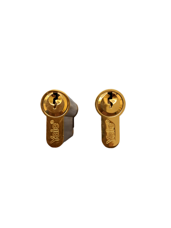 5 Pairs Yale 45/45 Brass Keyed Alike