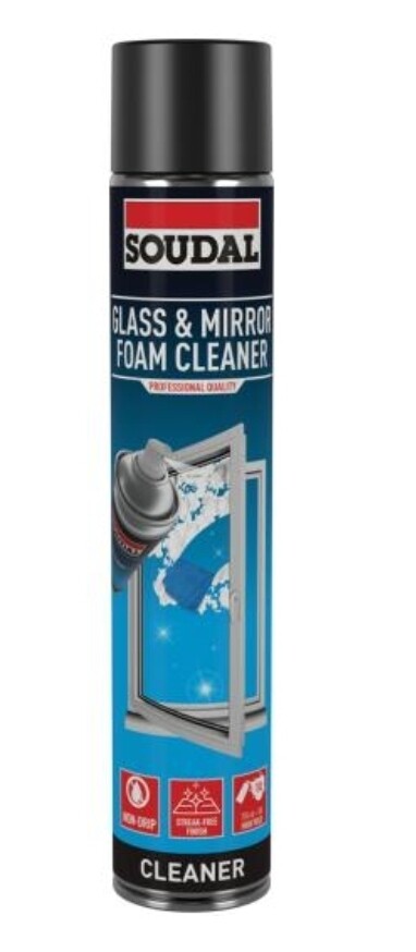 Soudal Glass &amp; Mirror Foam Cleaner