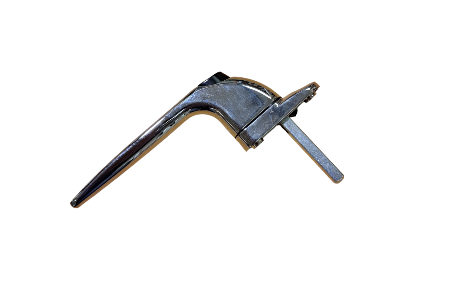 Chrome  Non Locking Espag Handle ( Black Button )