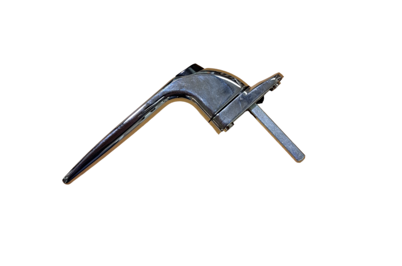 Chrome  Non Locking Espag Handle ( Black Button )