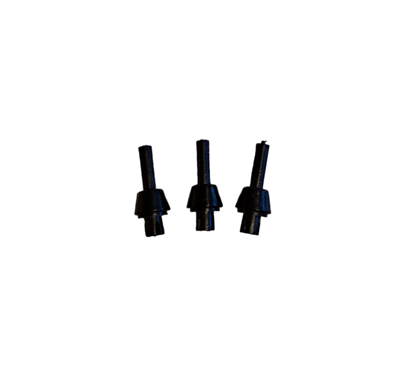 Black Bead Buttons for Aluminium Box Section