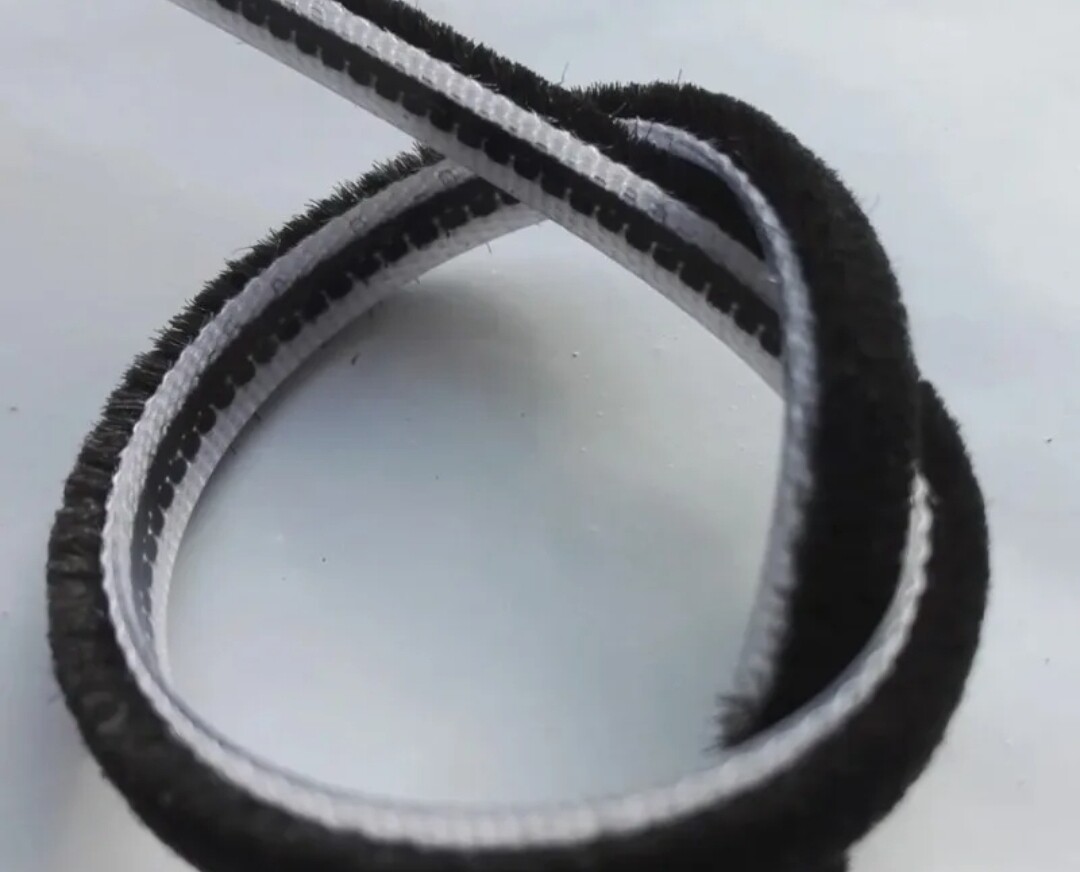 Black Brush Woolpile - Window &amp; Door Seal