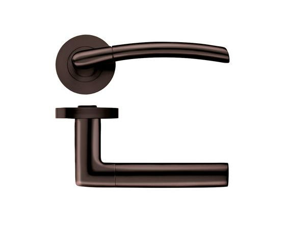 Olympus Lever on Round Rose ( Bronze )