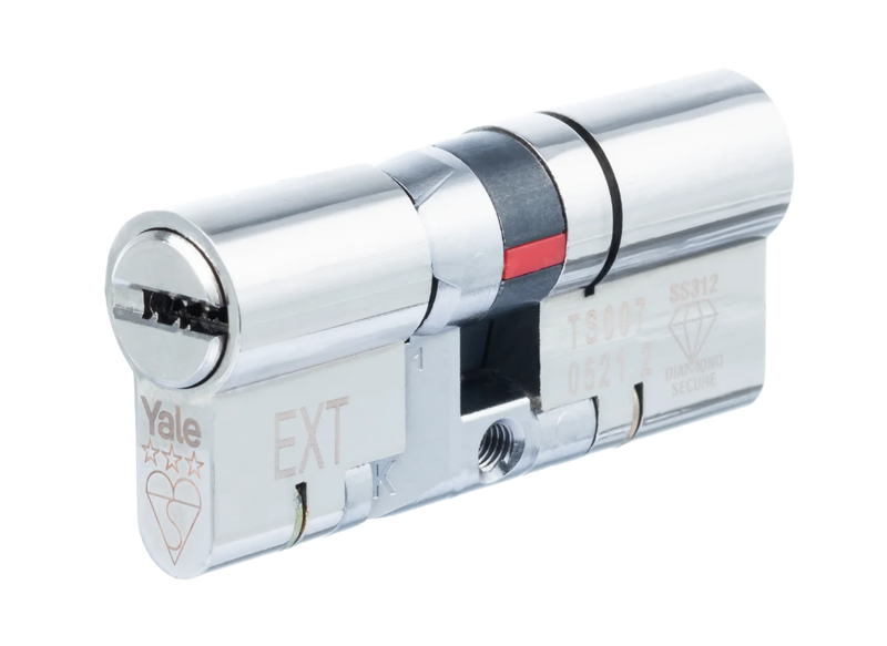 Yale Platinum 3 Star Key / Key ( Polished Chrome )