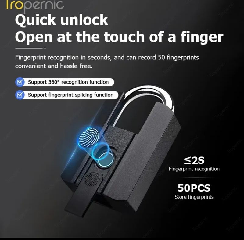 Tropernic Smart Pad Lock - Heavy Duty