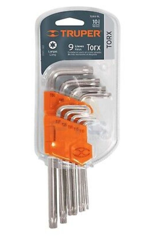 Truper Torx Keys 9pc
