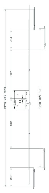 Yale / Lockmaster French Door Lock ( Master Lock )
