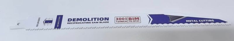 12&quot; ( 300mm ) Professional Demolition Reciprocating Saw Blade - 10tpi ( Pack of 2 )
