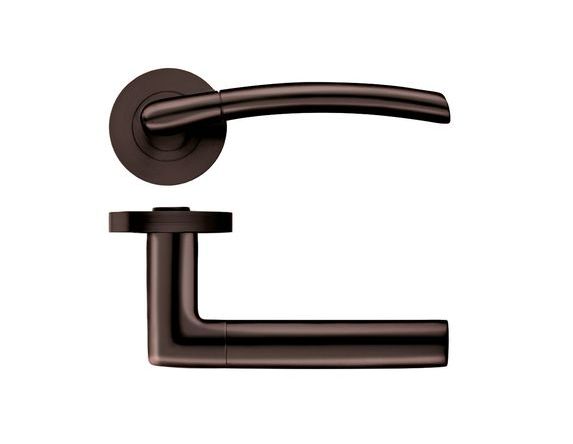 Olympus Lever on Round Rose ( Bronze )