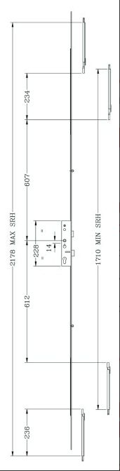 Yale / Lockmaster French Door Lock ( Master Lock )