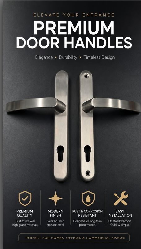 Ingenious 245mm Brushed Stainless 215mm Screw Centres