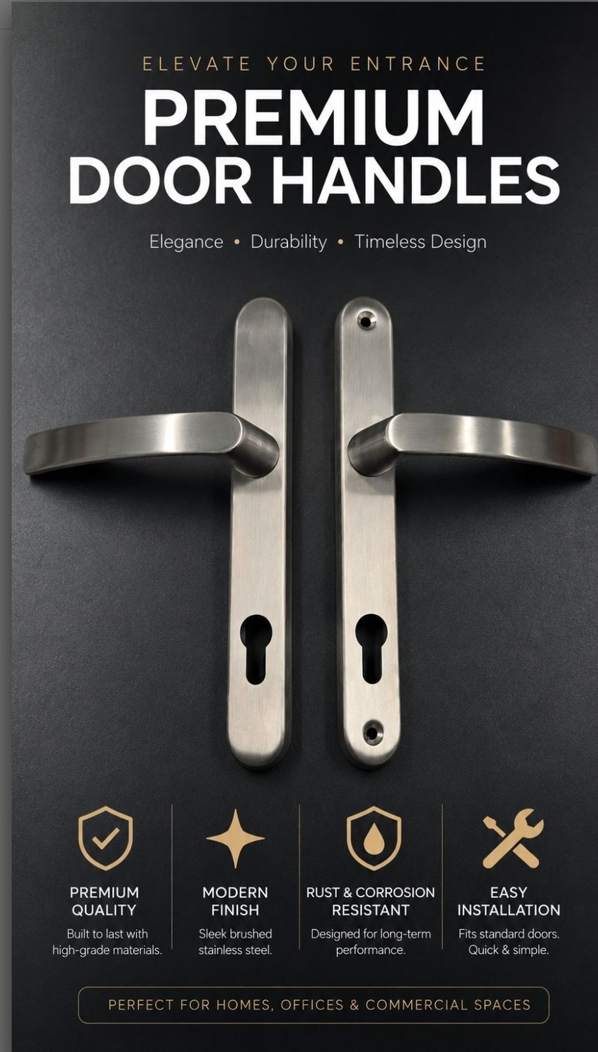 Ingenious 245mm Brushed Stainless 215mm Screw Centres