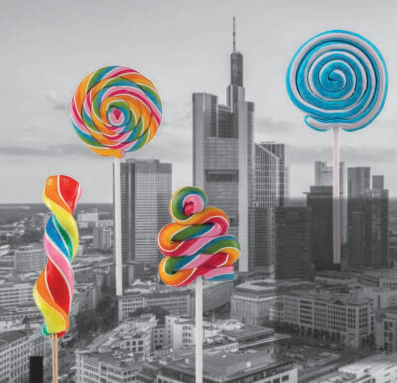 Gedrehte- & Spiral-Lollys