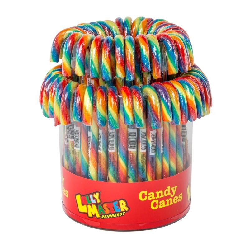 Candy Canes Regenbogen 72x28g Candy Canes Regenbogen 72x28g