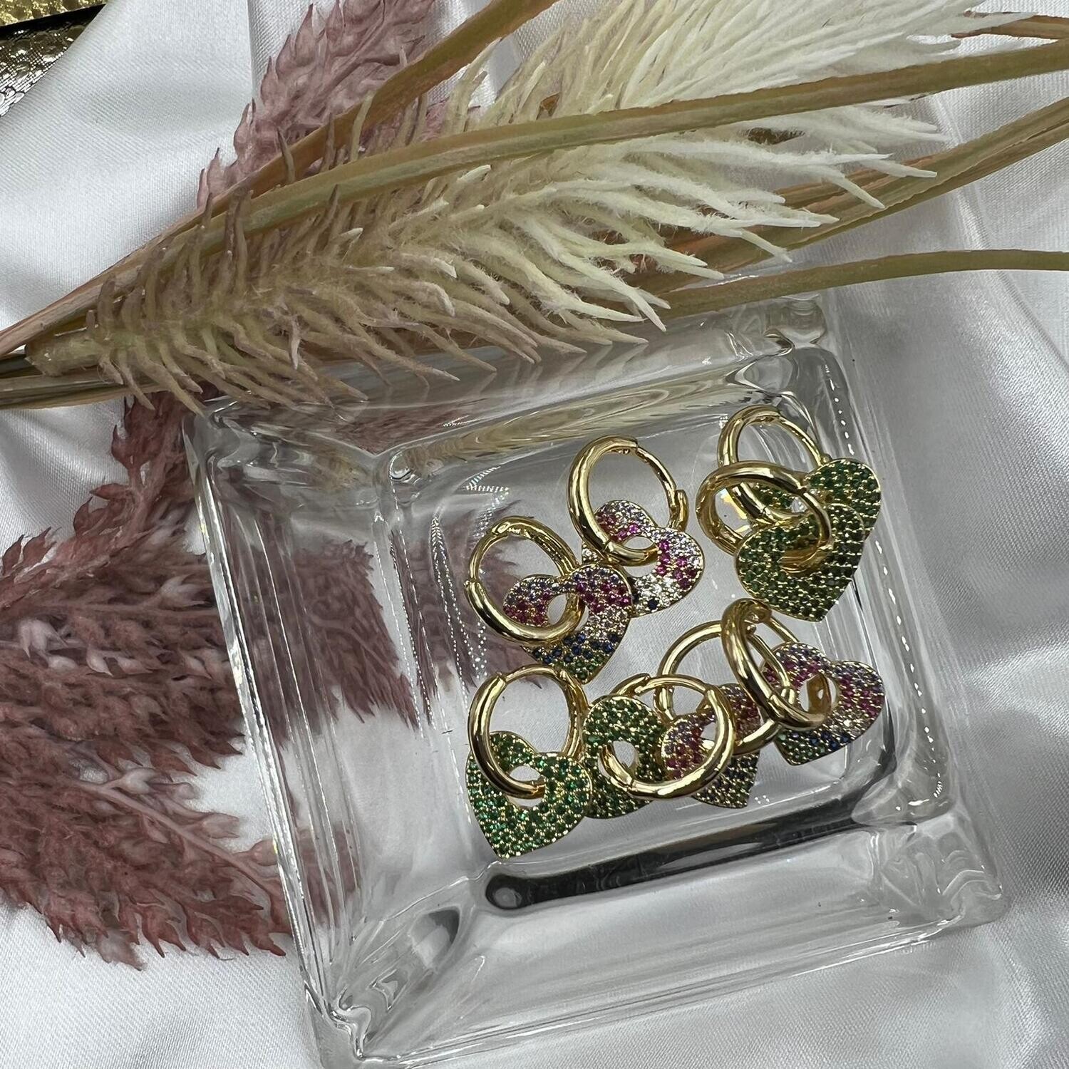 Cuore Pendente - Orecchini Cuore Pendente - Orecchini