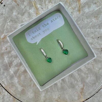 Green Heart - Orecchini Green Heart - Orecchini