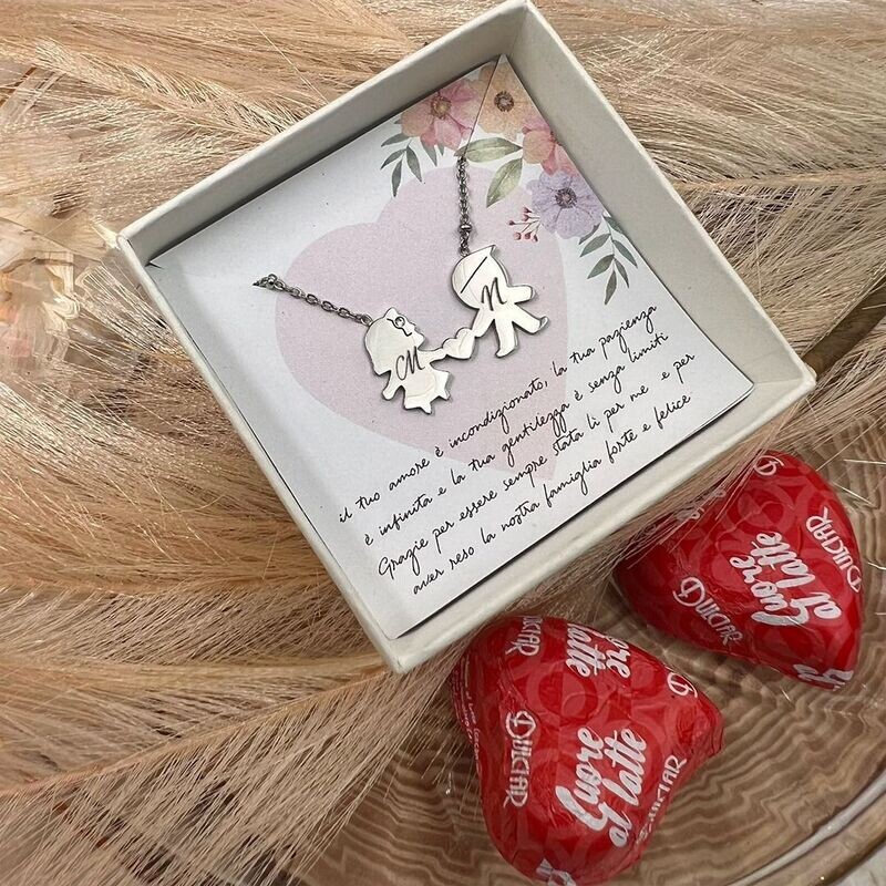 Bimbi  - Collana personalizzata con incisione