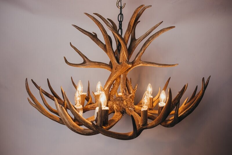 deer antler chandeliers