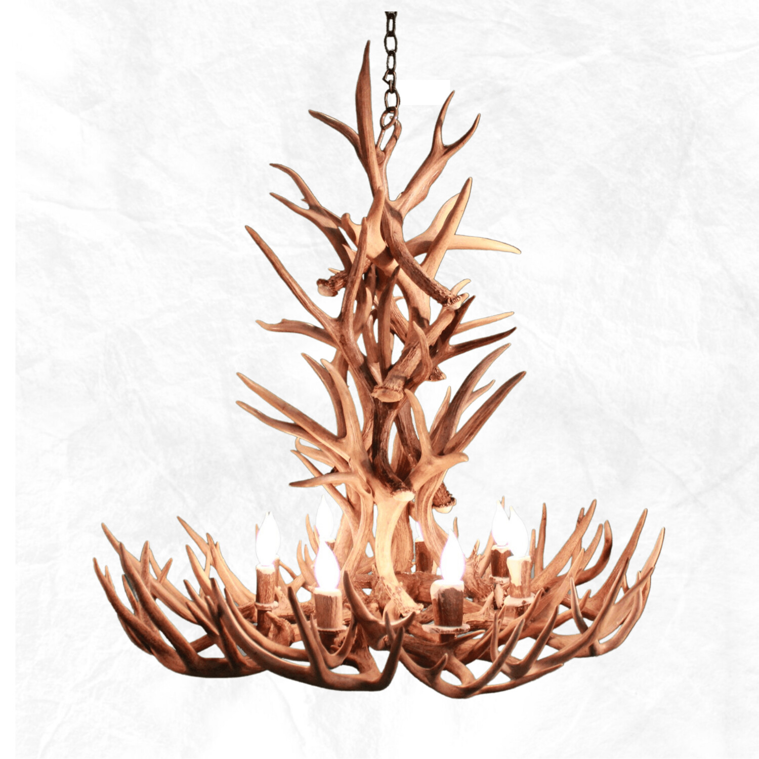 8 Light XL Whitetail Mule Deer Antler Chandelier 8-light-xl-whitetail-mule-deer-antler-chandelier