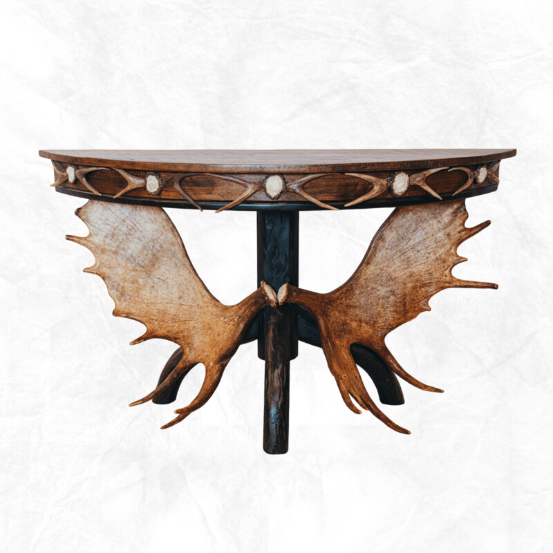 Half Moon Moose Console Table