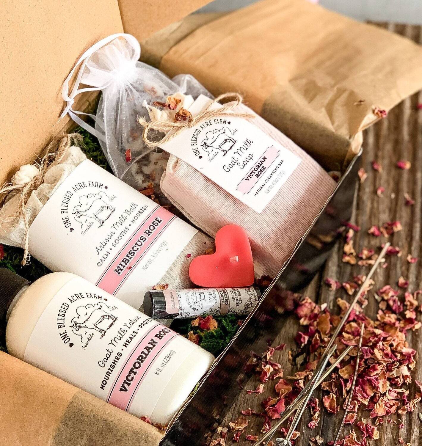Goat Milk Skincare Spa Kit | Gift Set For Her |Spa Kit | Gift Ideas| Spa & Relaxation