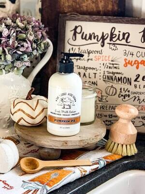 Pumpkin Pie Goat Milk Lotion for Hand and Body