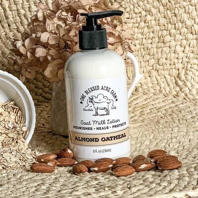 Almond Oatmeal Goat Milk Lotion for Hand and Body