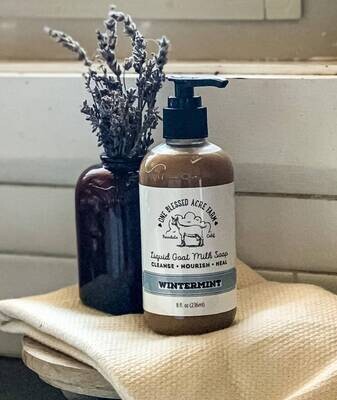 Wintermint Goat Milk Liquid Soap for Hand and Body