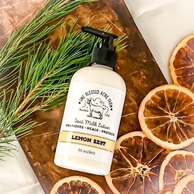 Lemon Zest Goat Milk Lotion Hand Cream Body Lotion Lemon Zest Goat Milk Lotion Hand Cream Body Lotion