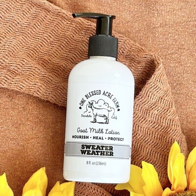 Sweater Weather Goat Milk Lotion for Hand and Body Sweater Weather Goat Milk Lotion for Hand and Body
