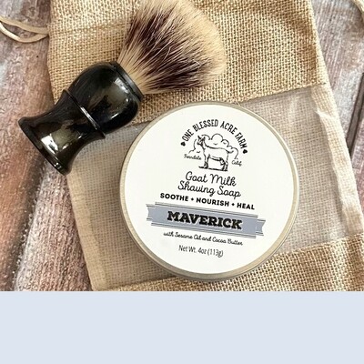 Maverick Goat Milk Tallow Shave Soap