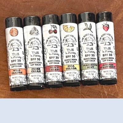 Milk & Honey Lip Balm, Travel or Purse Size, Wedding Favors, Baby Shower Favors, Gift Ideas Milk & Honey Lip Balm, Travel or Purse Size, Wedding Favors, Baby Shower Favors, Gift Ideas
