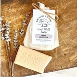 Fresh Lavender Goat Milk Bar Soap Eczema Soap, Soap + Lotion Sets: 1 oz. Guest Soap Bar, Add On For Gift Set: No Add Ons