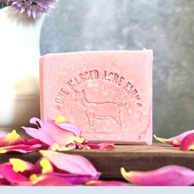 Victorian Rose Goat Milk Bar Soap Eczema Soap