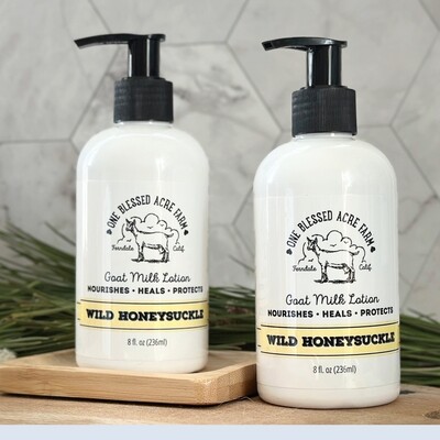 Honeysuckle Goat Milk Lotion Honeysuckle Hand Cream Honeysuckle Body Lotion Clean Ingredients Lotion Travel Size Lotion Eczema Lotion Gift